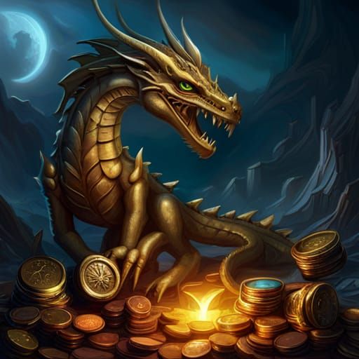 Dragon Hoard Ai Generated Artwork Nightcafe Creator 5411