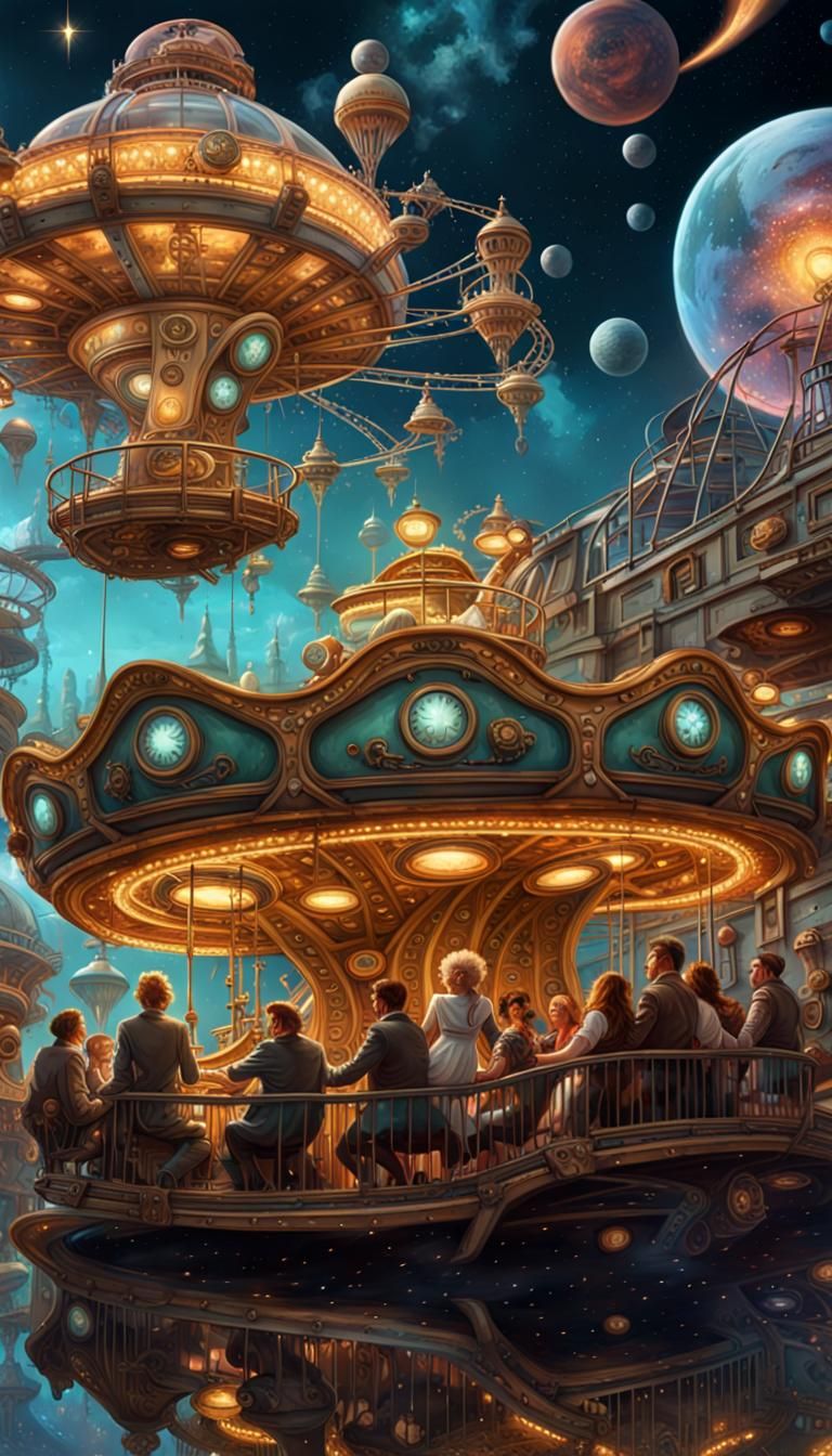 Theme park in Space?   by @Hit moments