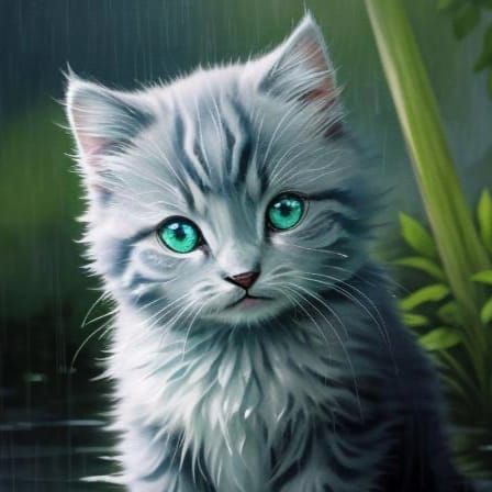 Sad kitten