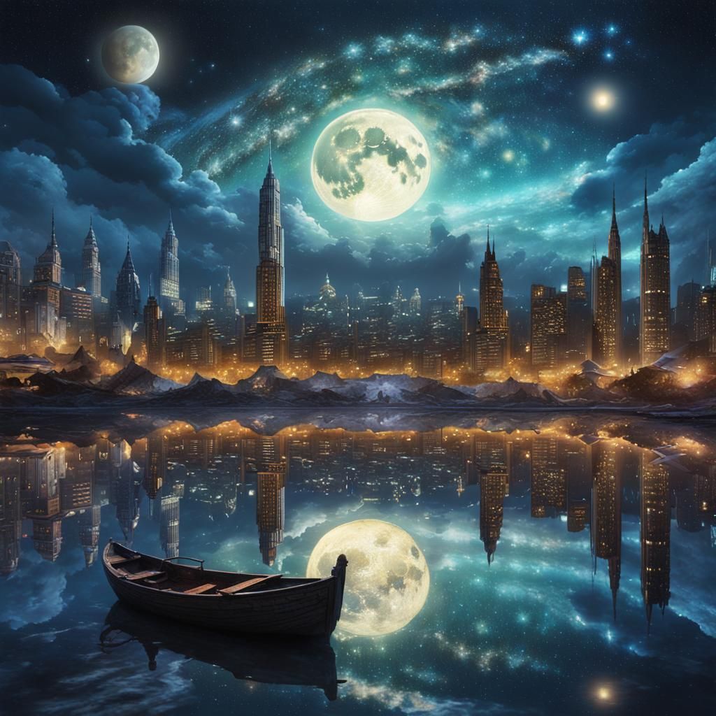 Starry Night Reflections