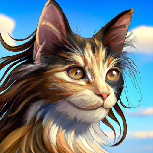 Long hair calico
