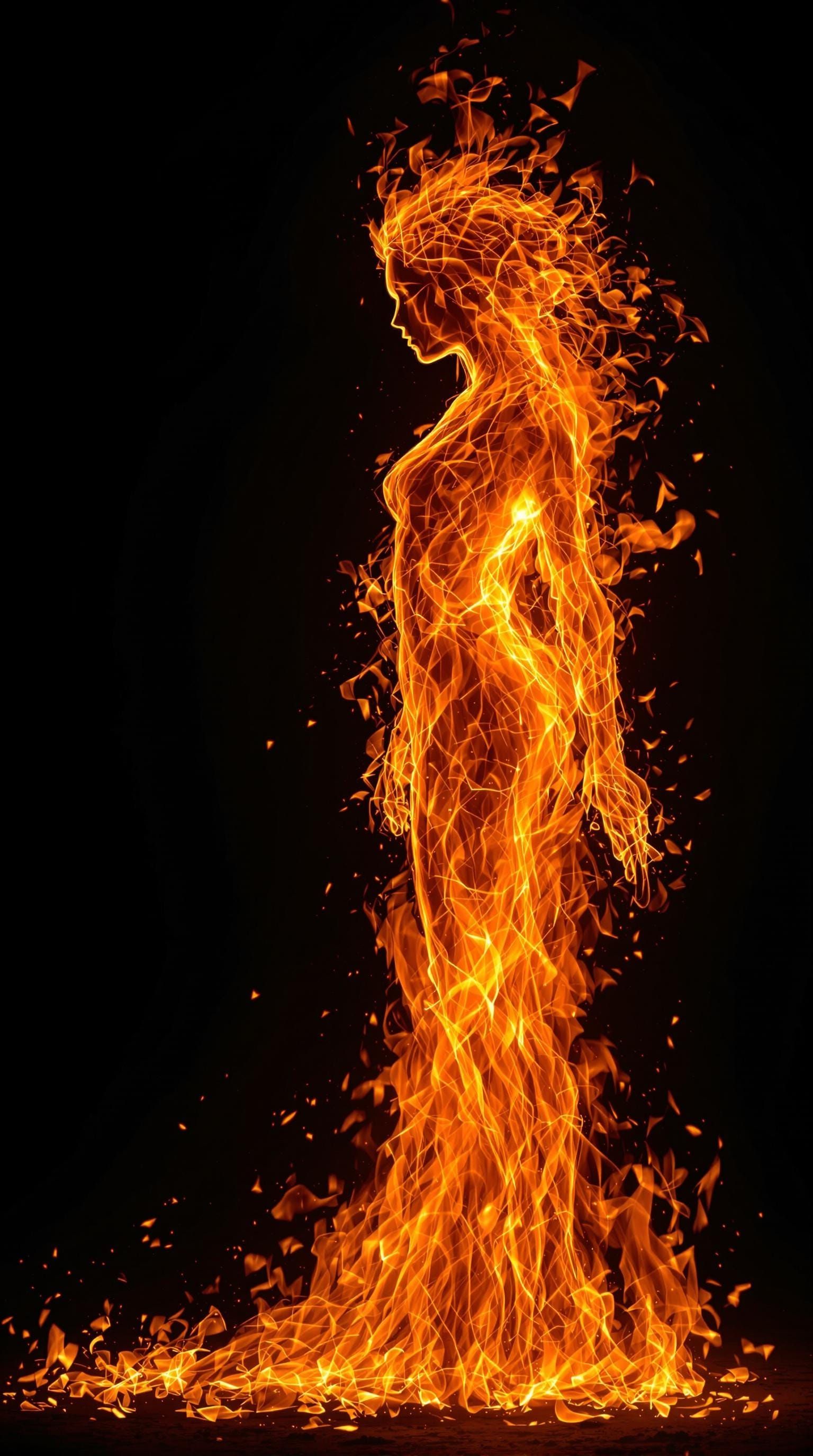 Fire goddess  by @KrisB