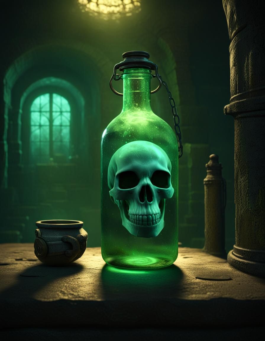 Tom Riddle's Old Water Bottle 240402 - AI Generated Artwork - NightCafe ...