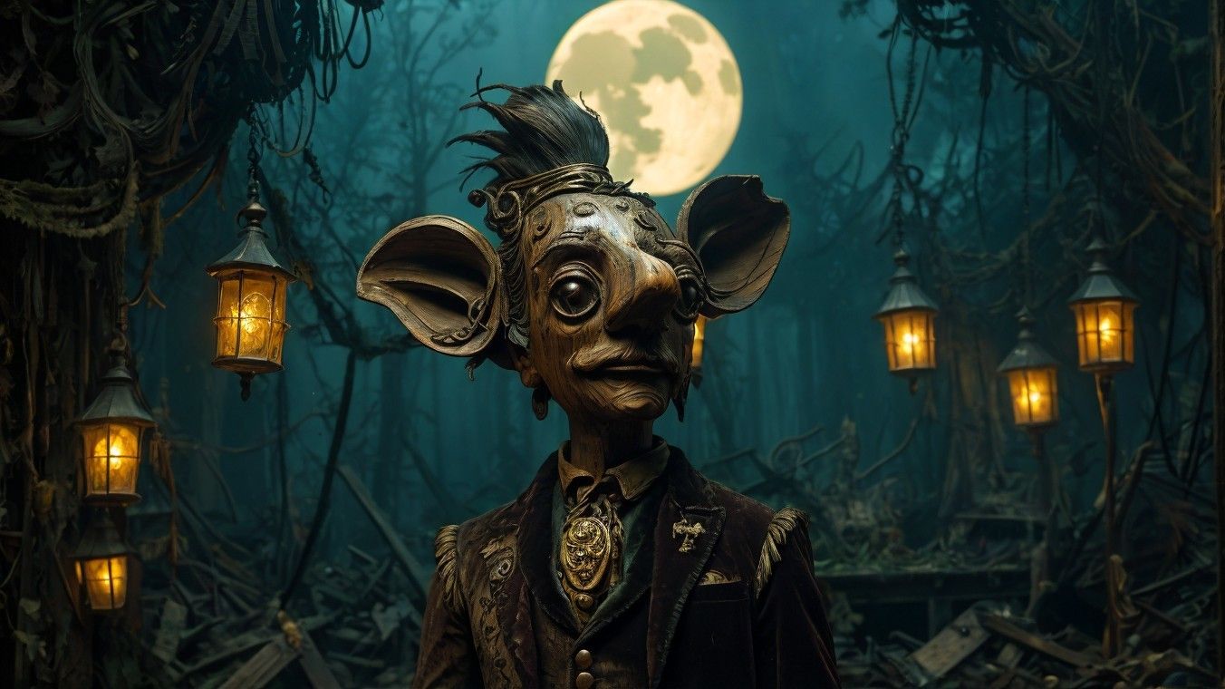 PINOCHIO'S MOONLIT WALK OF SELF-AWARENESS