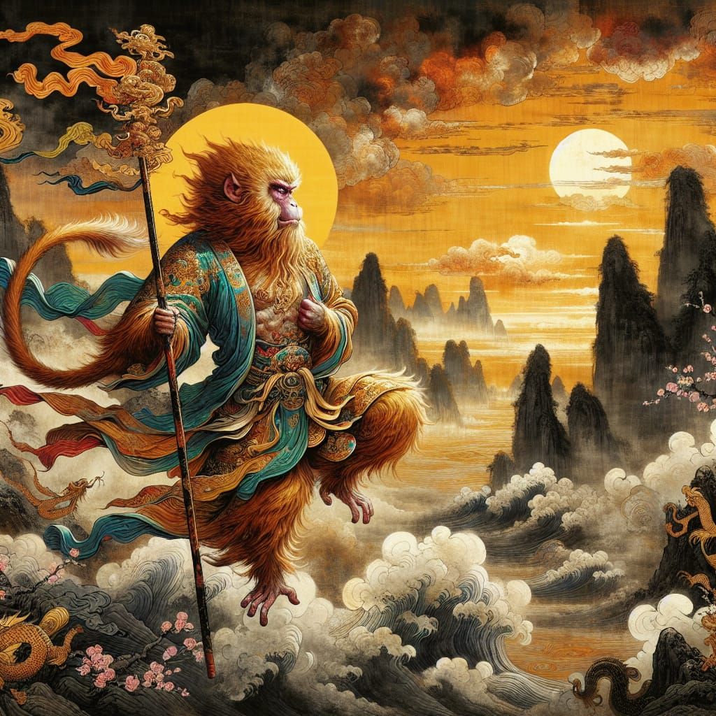 "Journey of the Sunlit Sage"