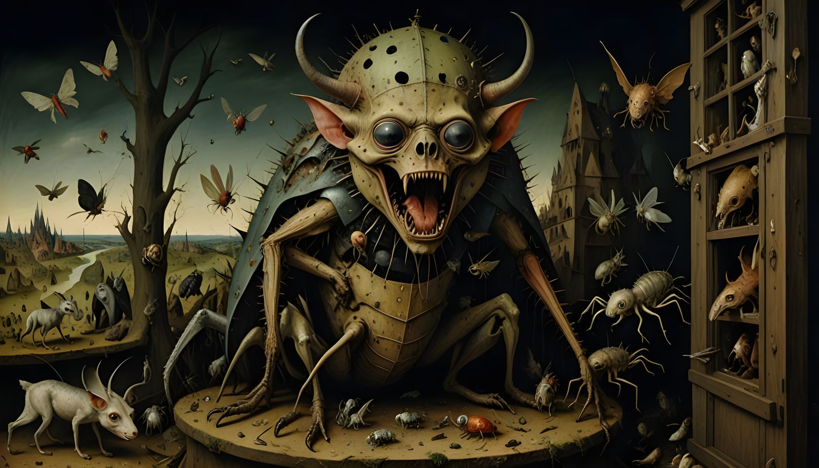 CRYPTID MONSTER REFUGEES FROM THE GARDEN OF EARTHLY DELIGHTS