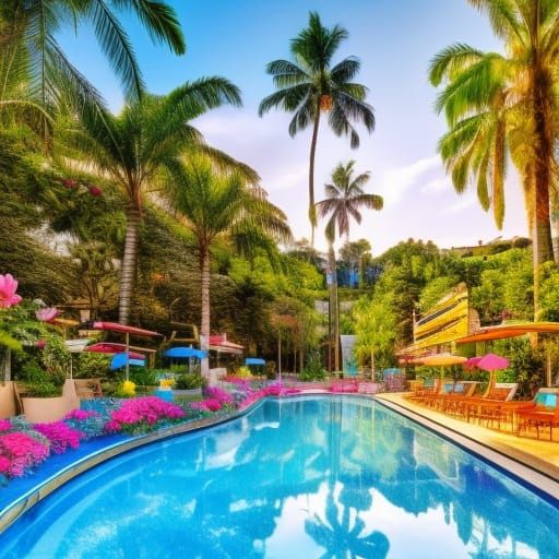 poolside