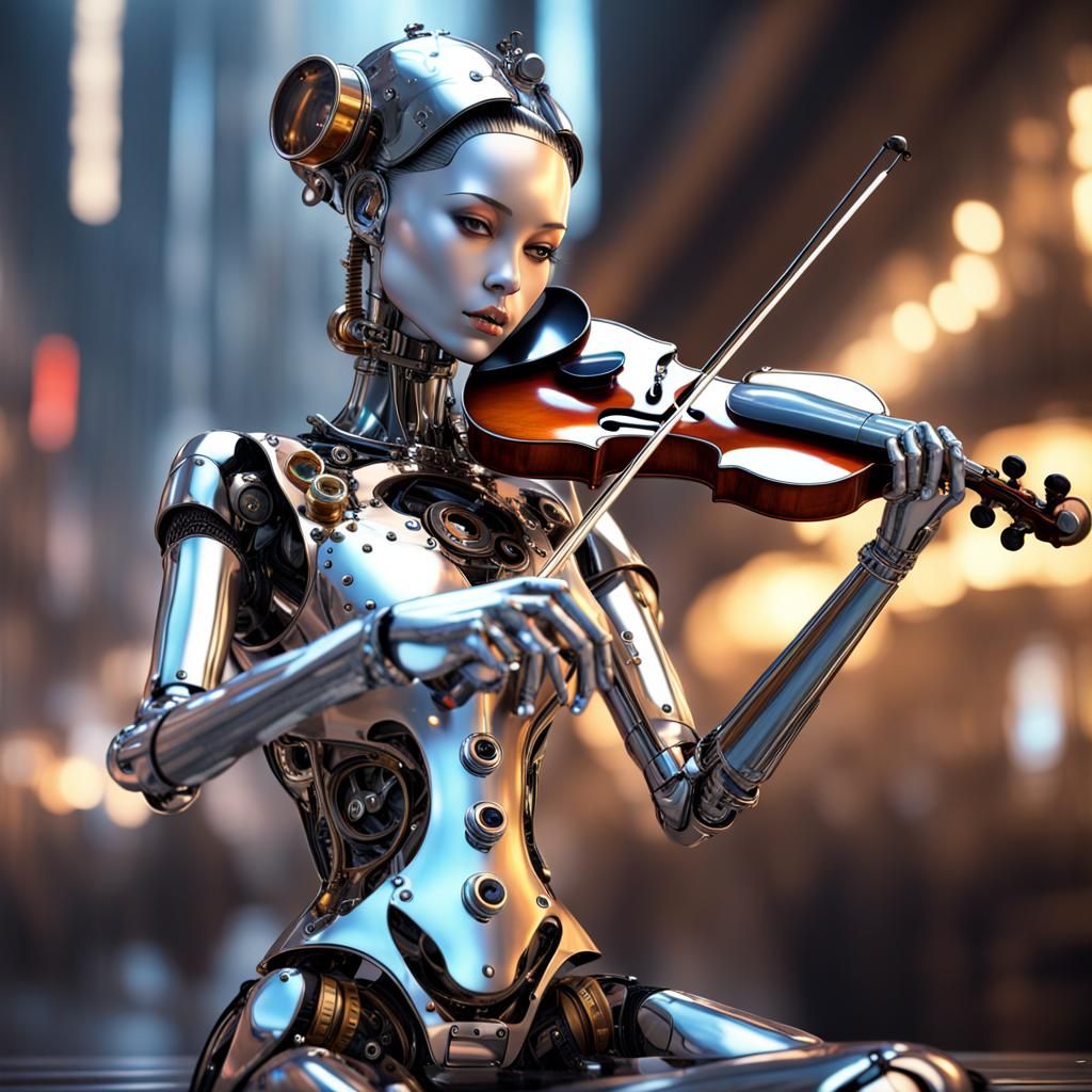 Violin playing hot sale robot