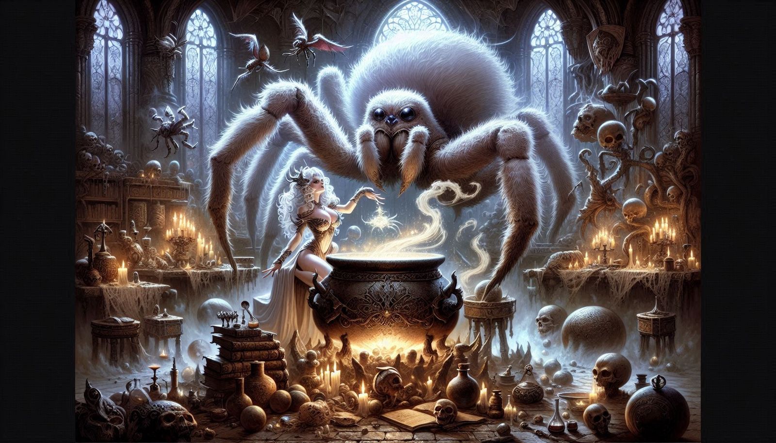 Sorceress and Her Ancient Friend