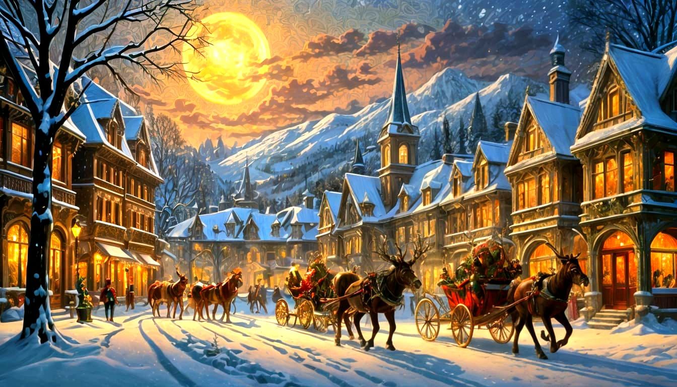 Christmas Eve Nightscapes  by @Lennis