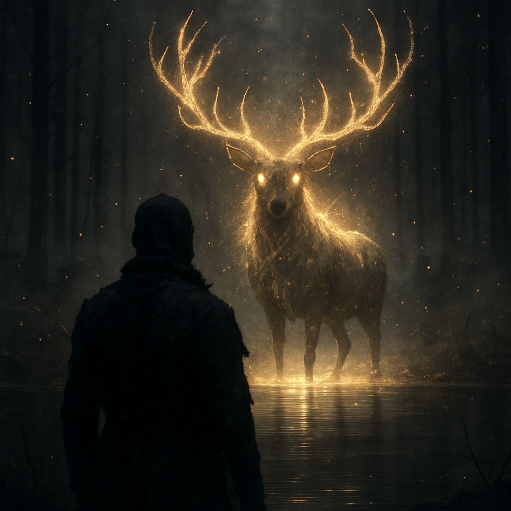 Resplendent Stag  by @AlphaArt