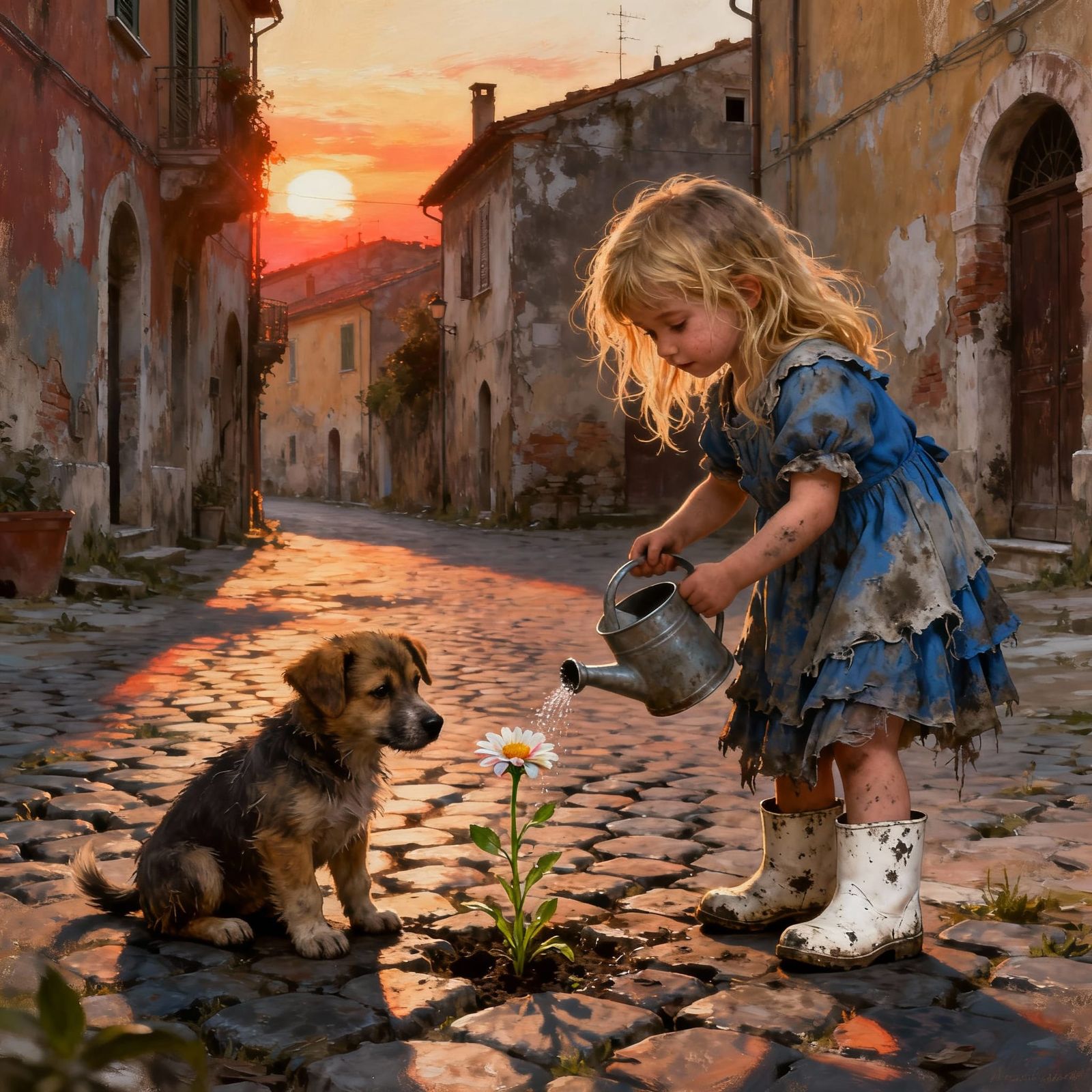 The last flower  by @Medi