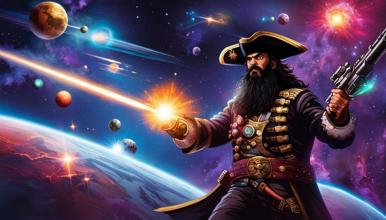 Space pirate  by @TrinaWass