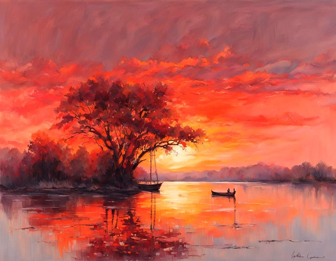 Crimson Reflection  by @KLN