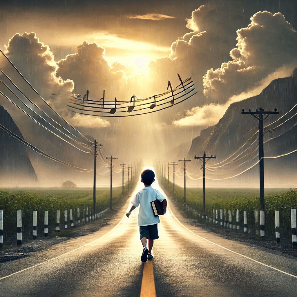 I came upon a child of God, he was walking along the road