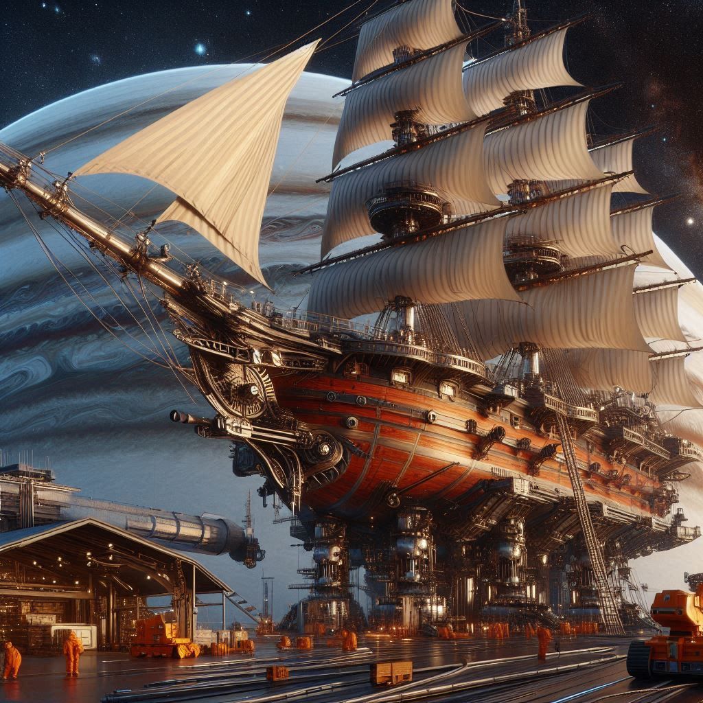 HMS Nostalgia, at the BB.Ubbles Mac VII shipyard (front view...