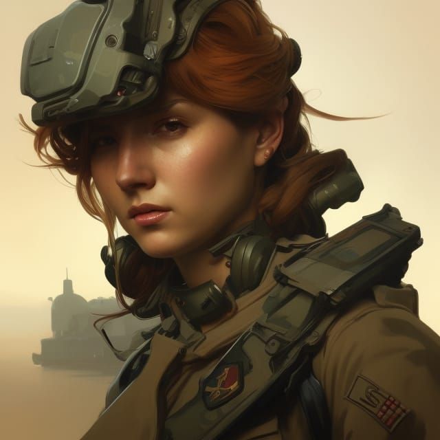 Army Women - Ai Generated Artwork - Nightcafe Creator