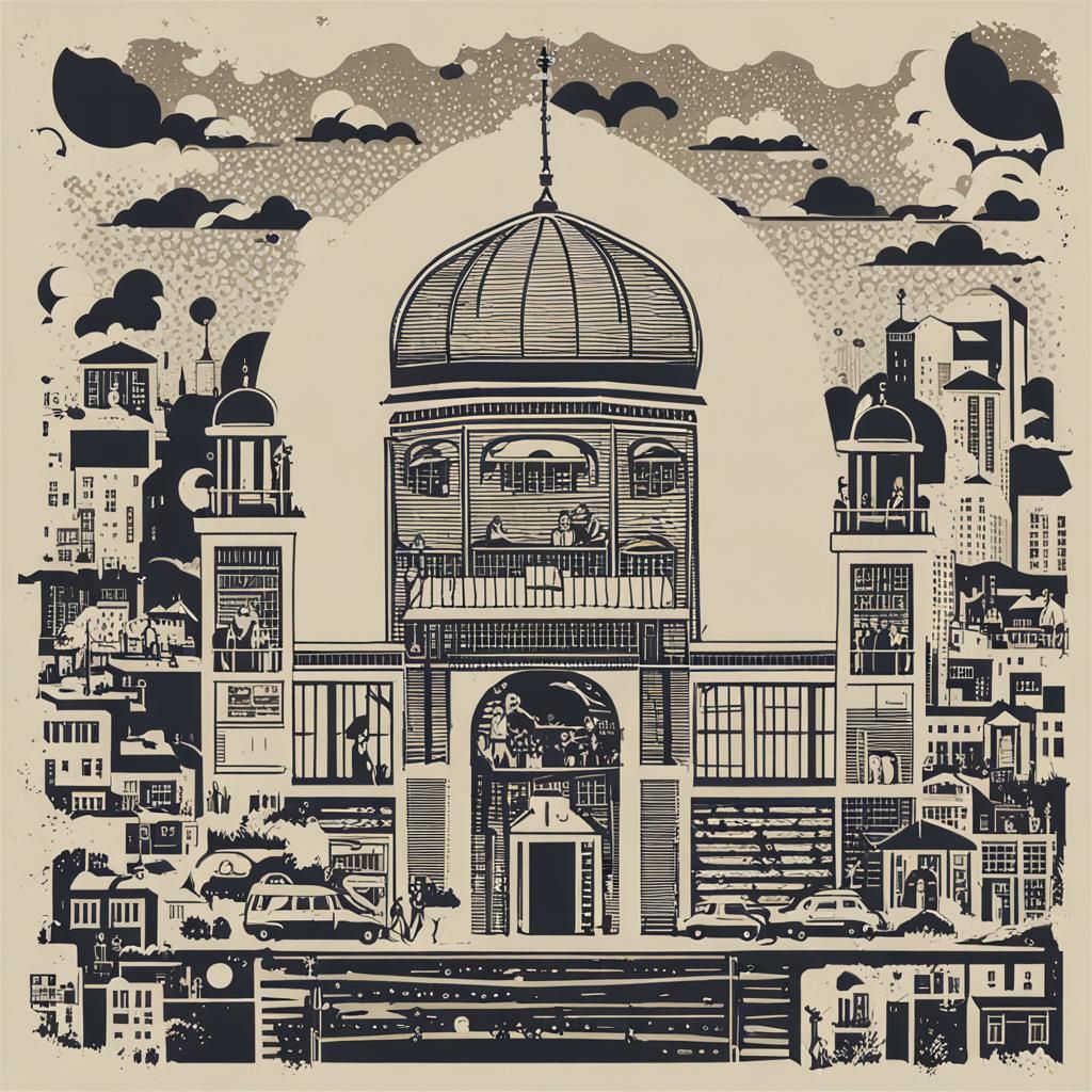 Abstract Vector Fractal with 3D Shading