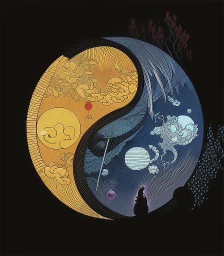 Fire & Ice, Night & Day, Yin & Yang  by @IAP