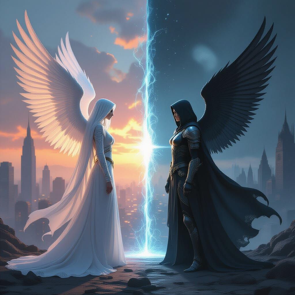 Two worlds  by @ZMED