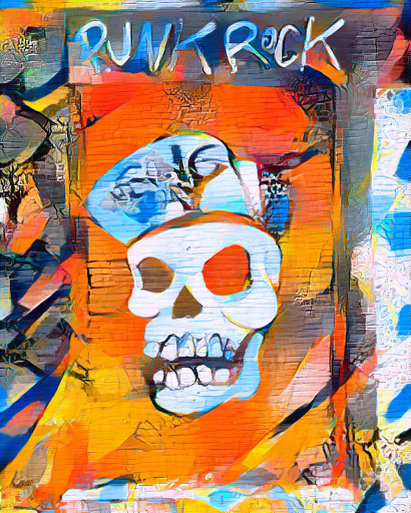 A funky Skull