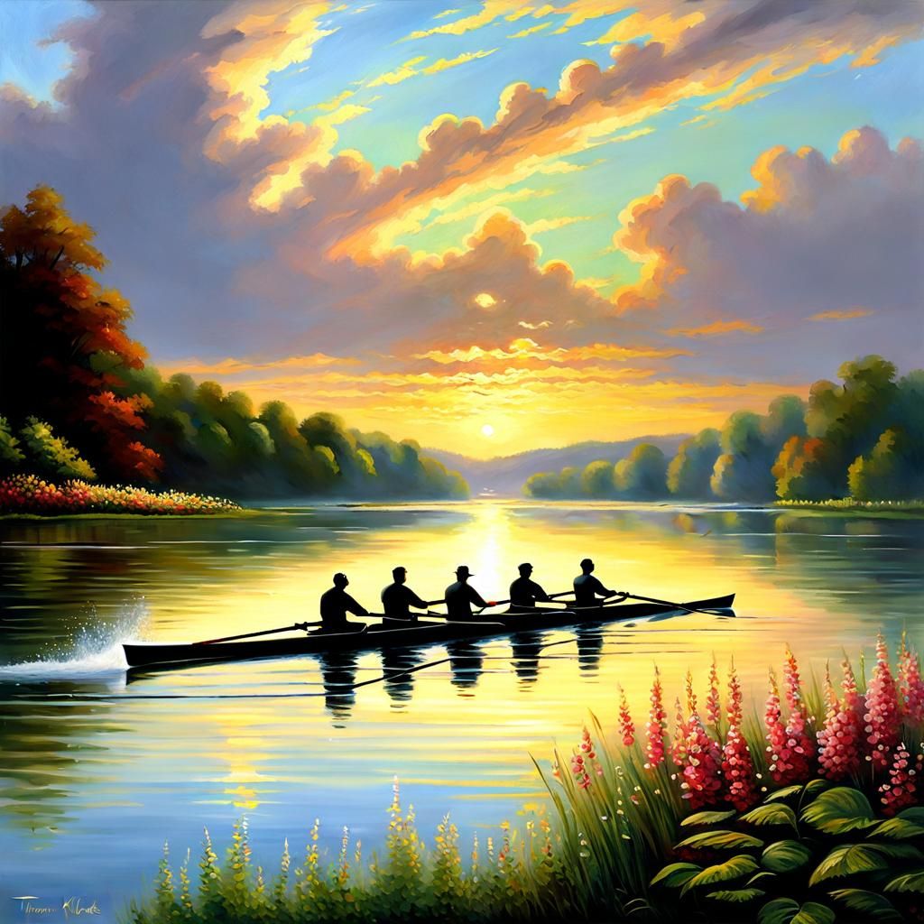 Rowing Crew AI Generated Artwork NightCafe Creator rowing-crew-ai-generated-artwork-nightcafe-creator