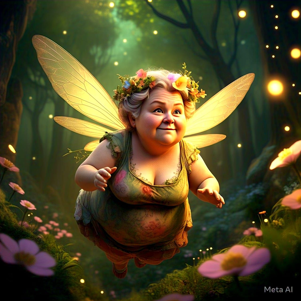 Lovely Plus-size Faeries π§π»ββοΈ 04