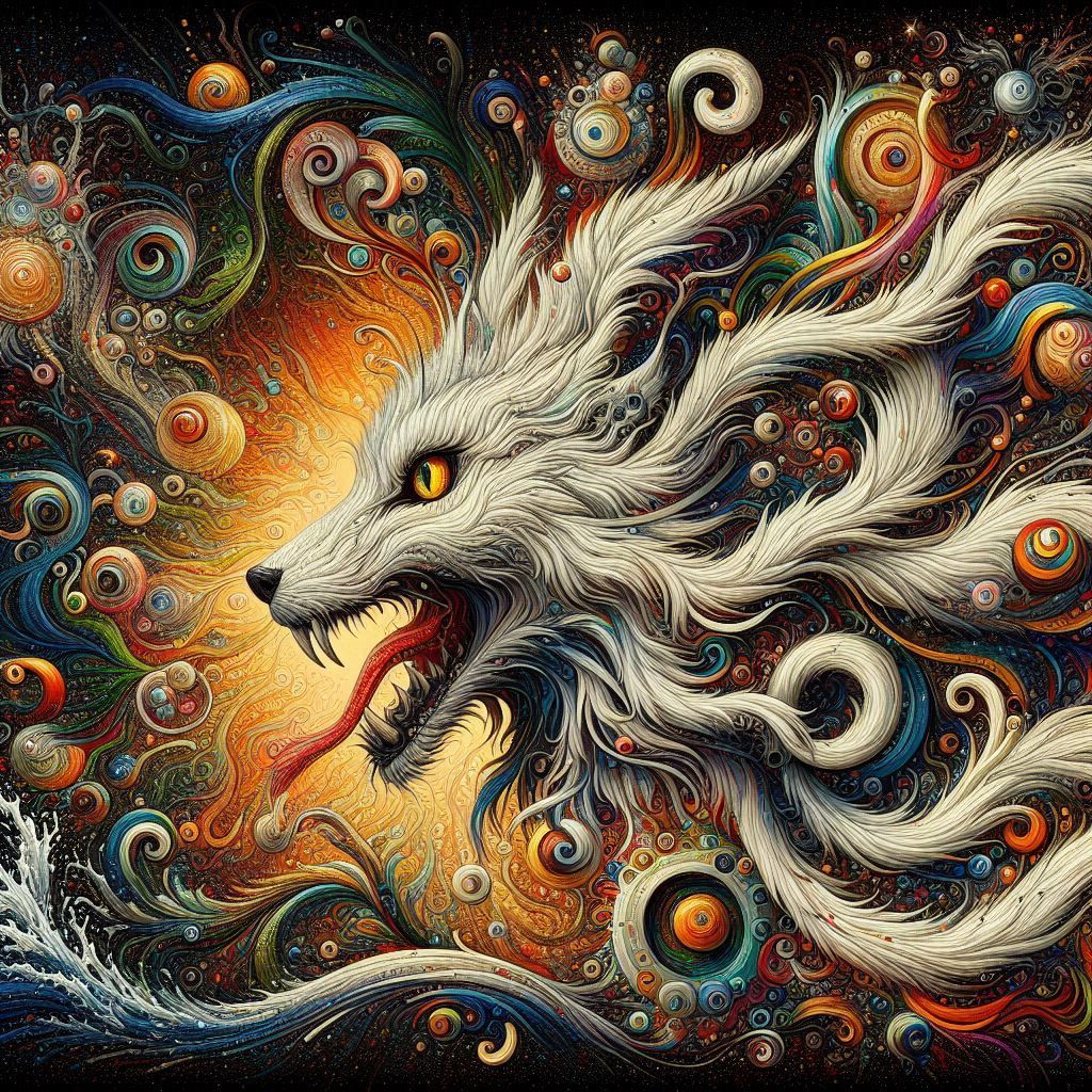 Van Gogh Wolf Maximalist