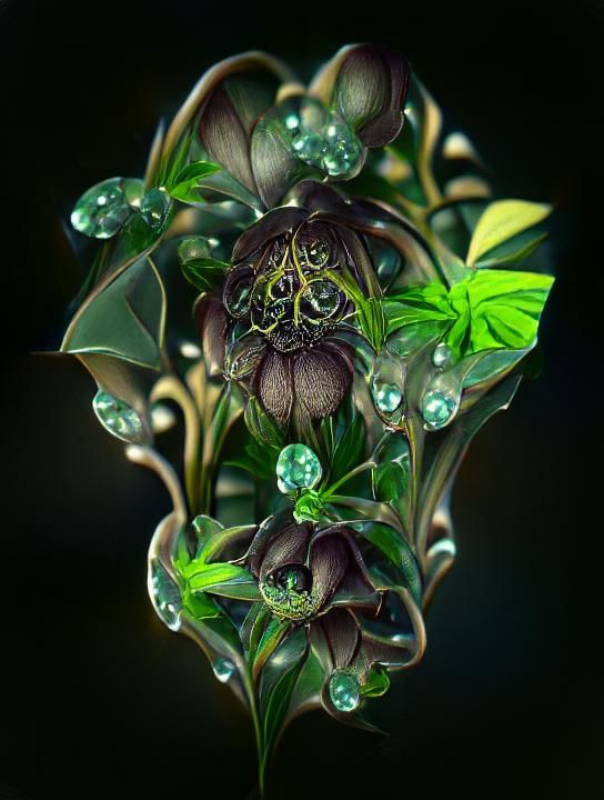 Poison Petals SK01 AI Generated Artwork NightCafe Creator