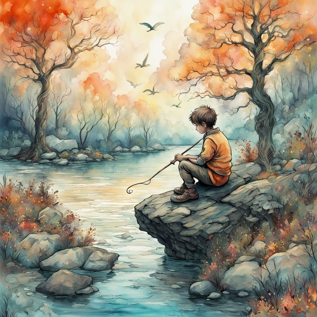 "The simple joys of childhood."  by @Jen