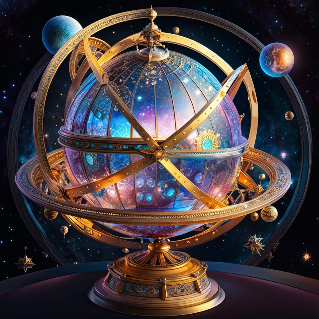 celestial globe   by @Vaclava