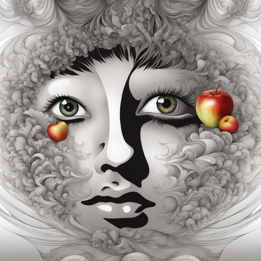 Apple Of My Eye 6 - Ai Generated Artwork - Nightcafe Creator