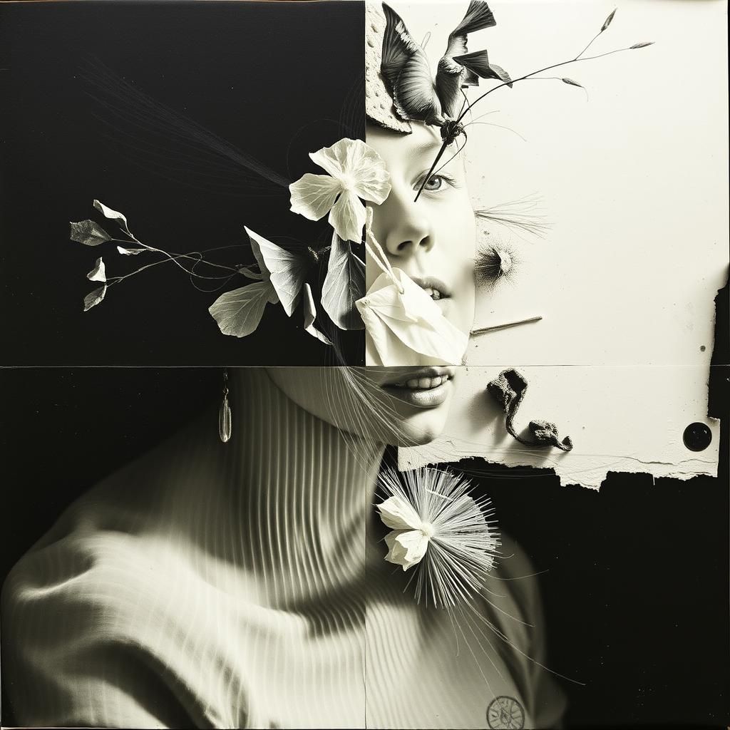 Duchampian Affluenza: A Surrealist Illusion in Mixed Media