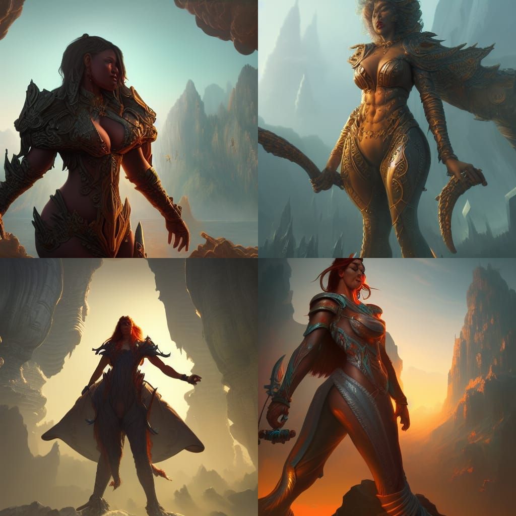 Giant woman