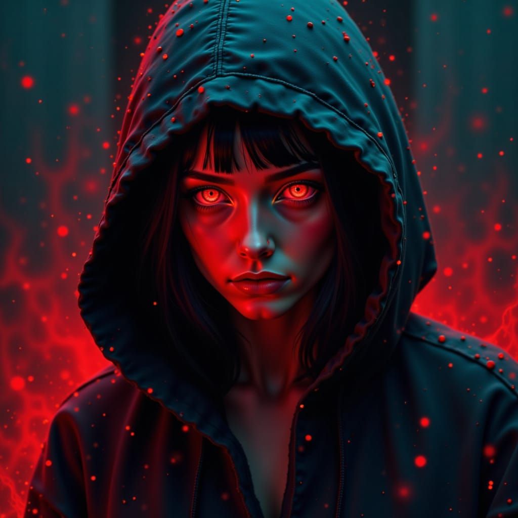 <lora:The Red Touch of Red:1.0> red eyes