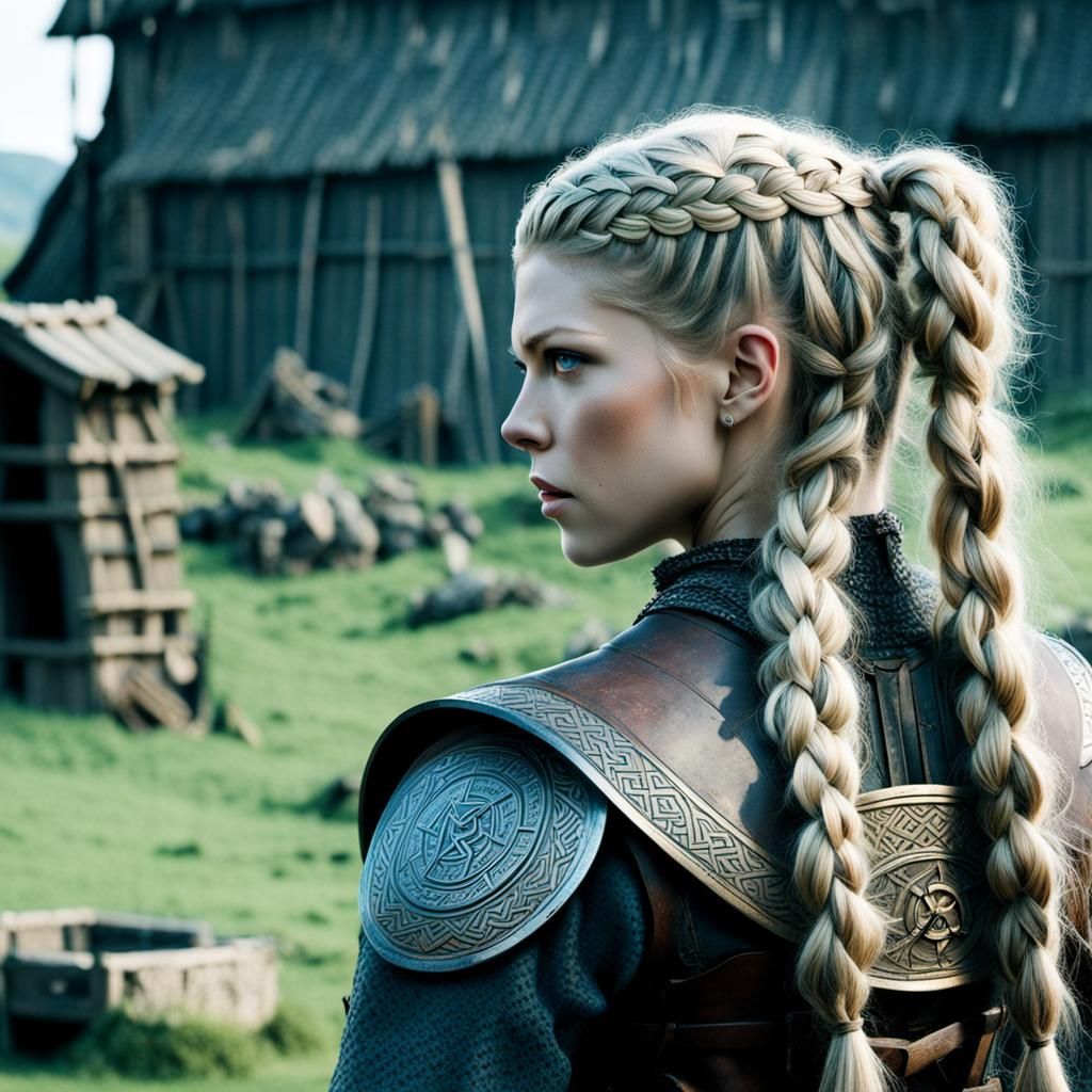 Lagertha from Vikings, as played by Katheryn Winnick - AI Generated Artwork  - NightCafe Creator