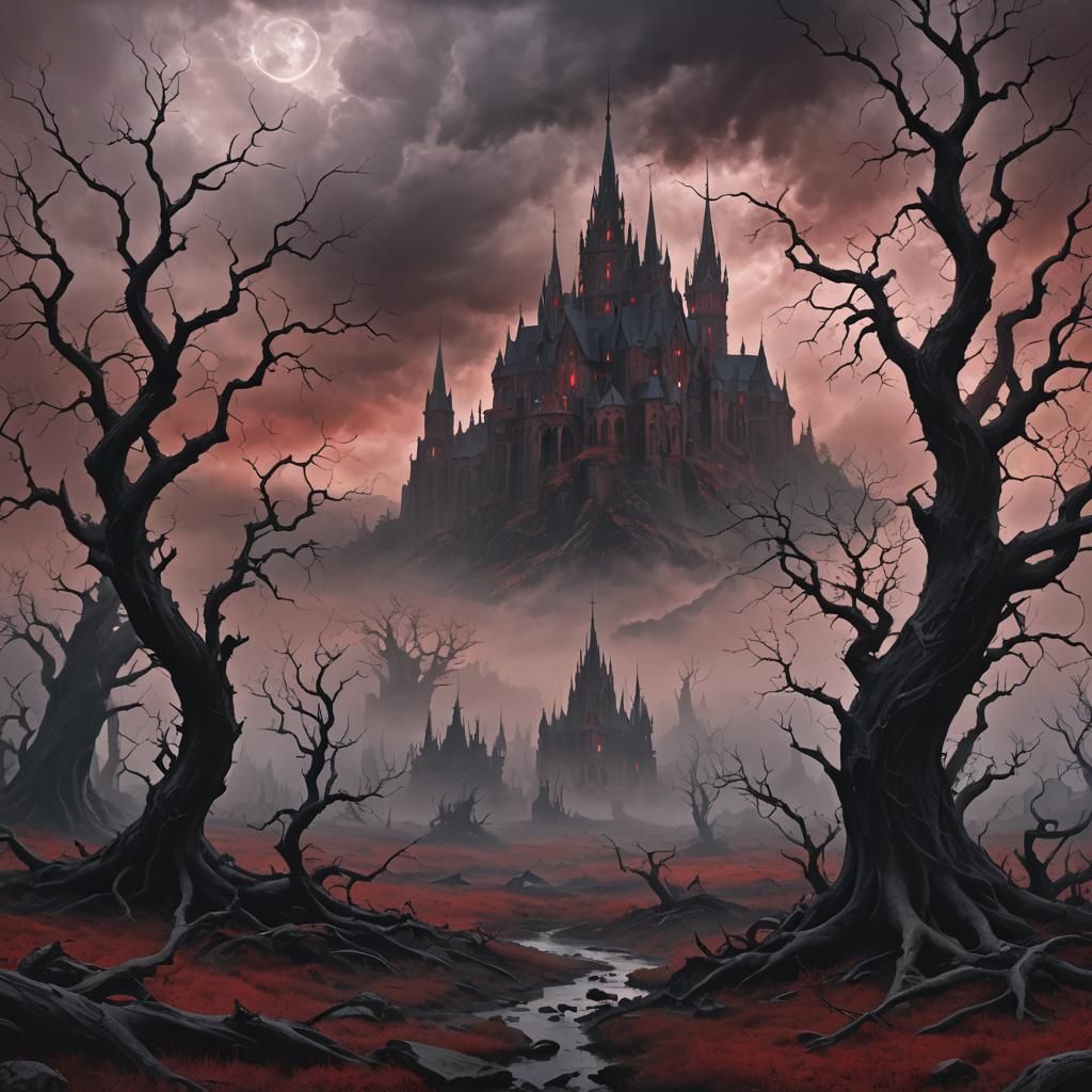 The castle of despair  by @Wildd0g