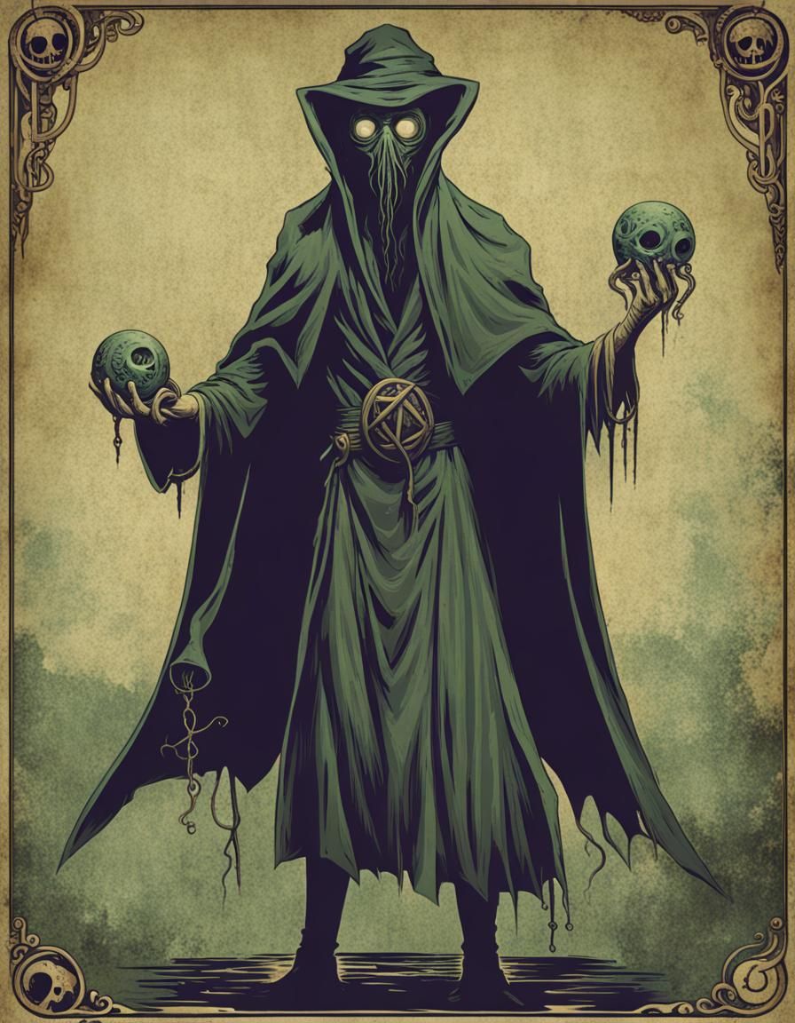 Vintage eldritch cultist