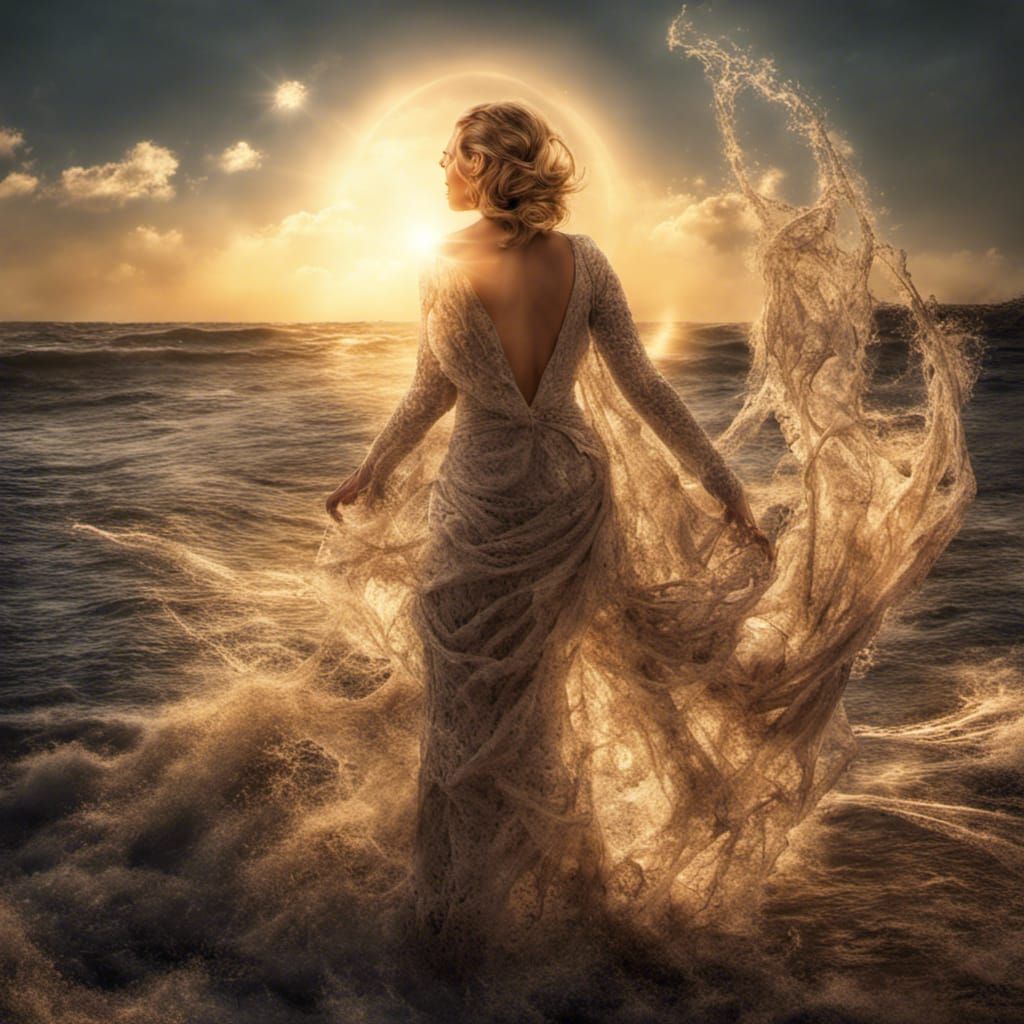 As she released her energy, a burst of light erupted, and th...