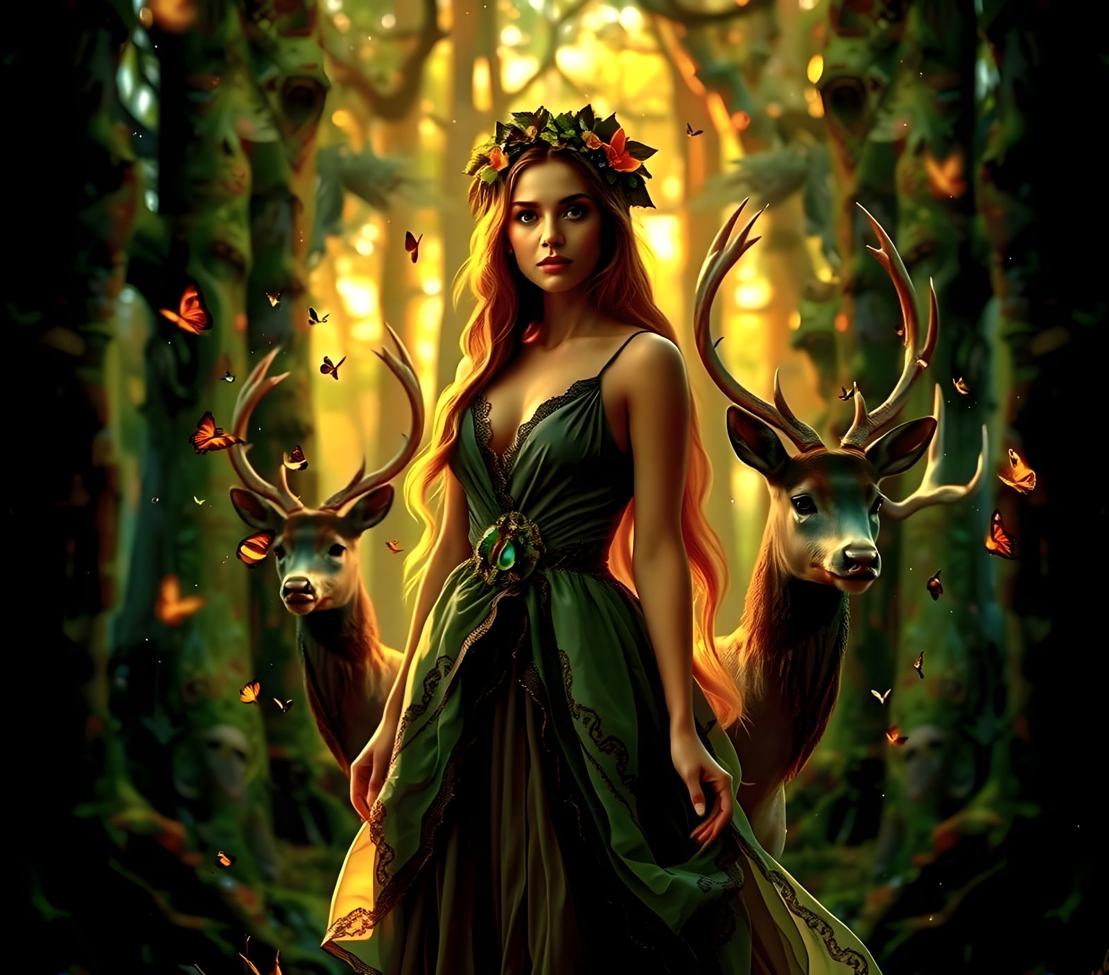 Enchanted Forest Princess in Twilight