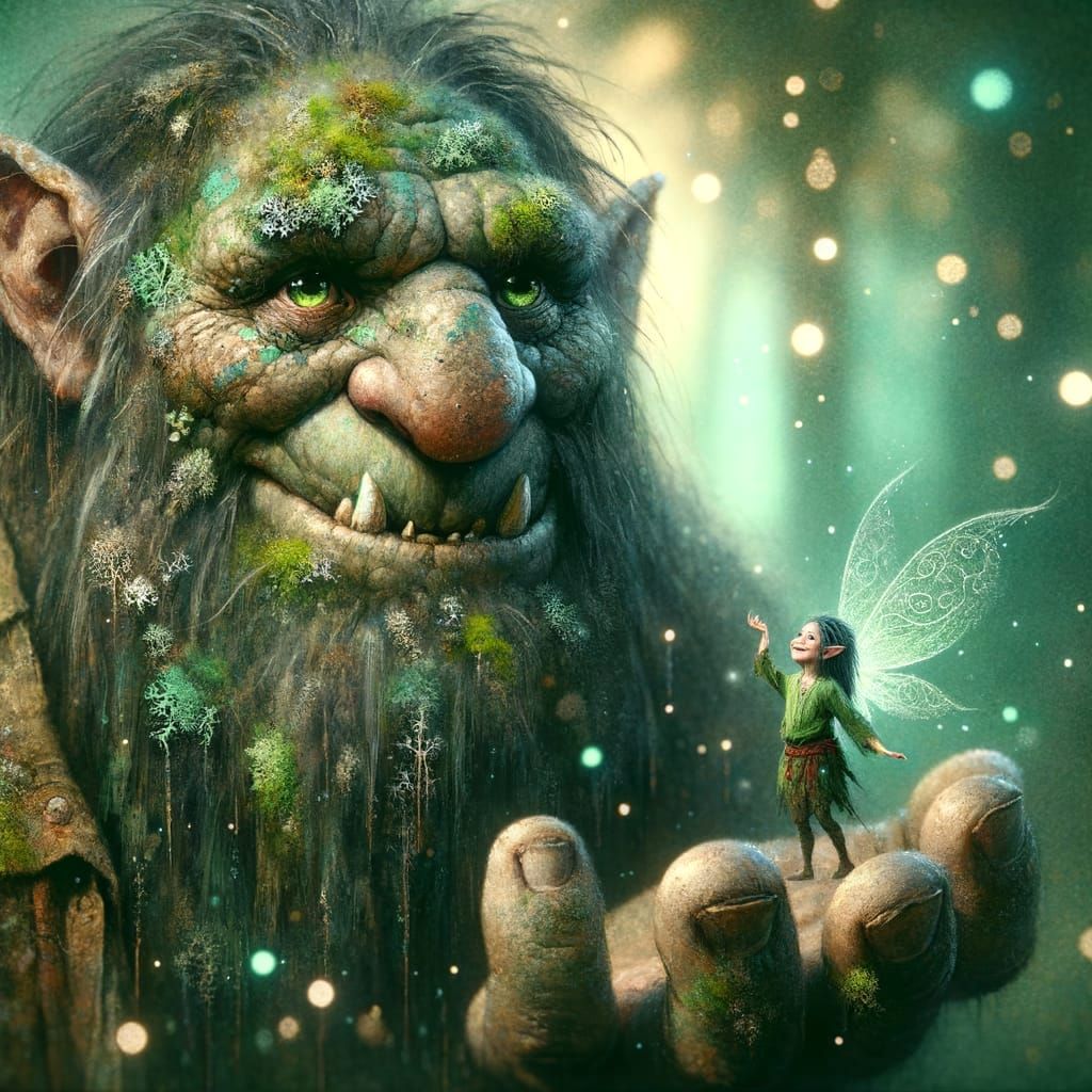 The troll and the pixie  by @Rob Hartland