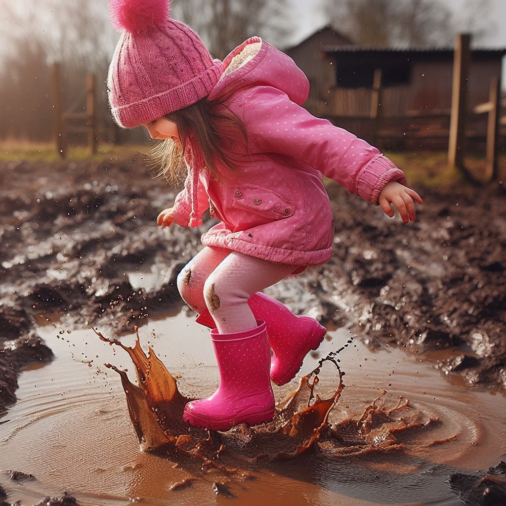 In the Pink and in the Mud!