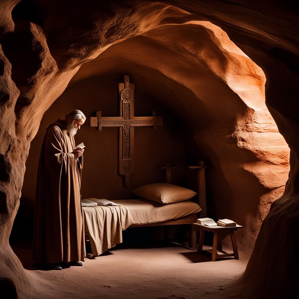 A Cave Is A Ready Made Hermitage  by @Hesione