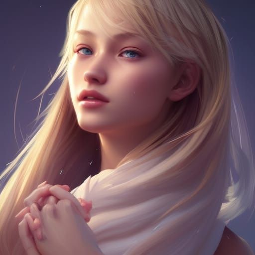 wasian blonde girl teen