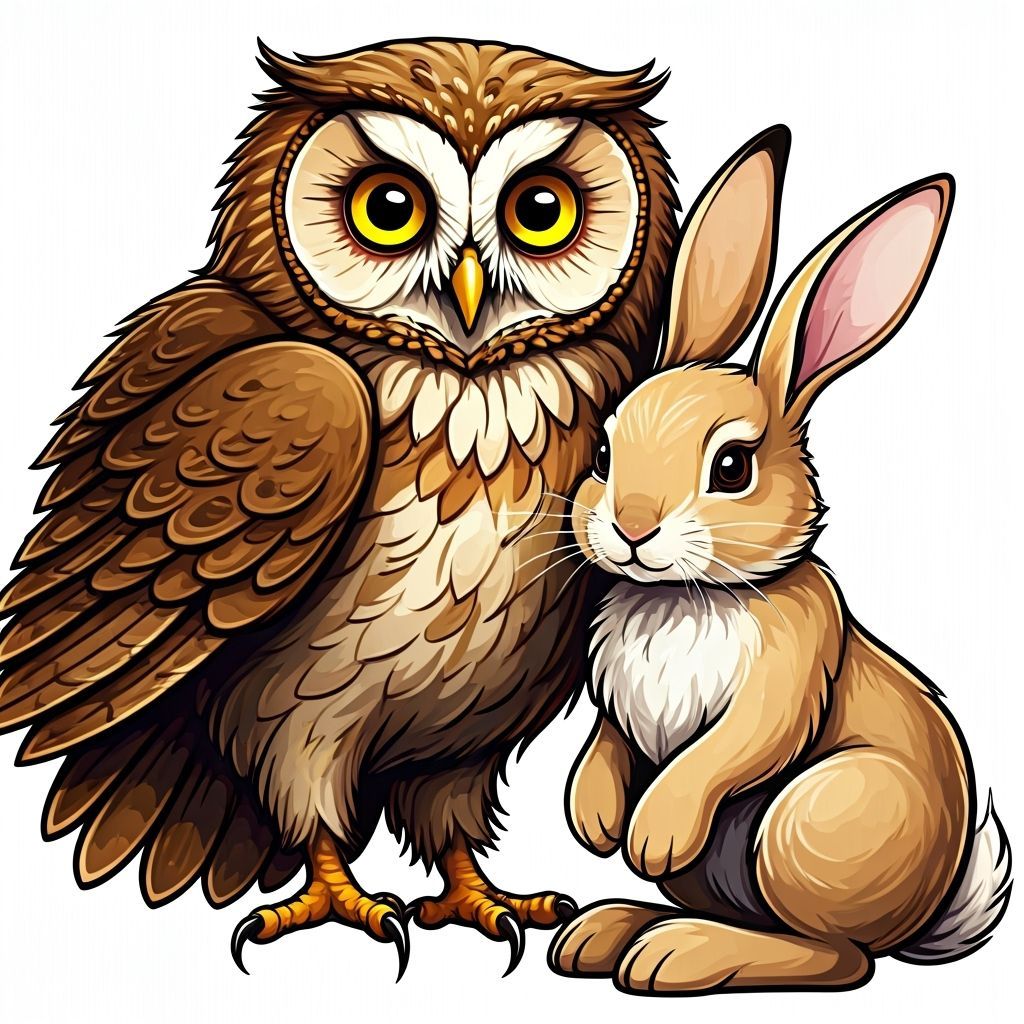 Prey and predator friends