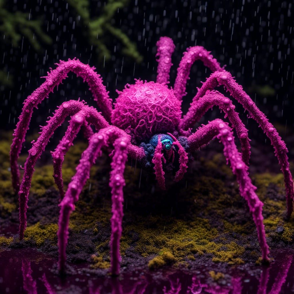 Neon spider