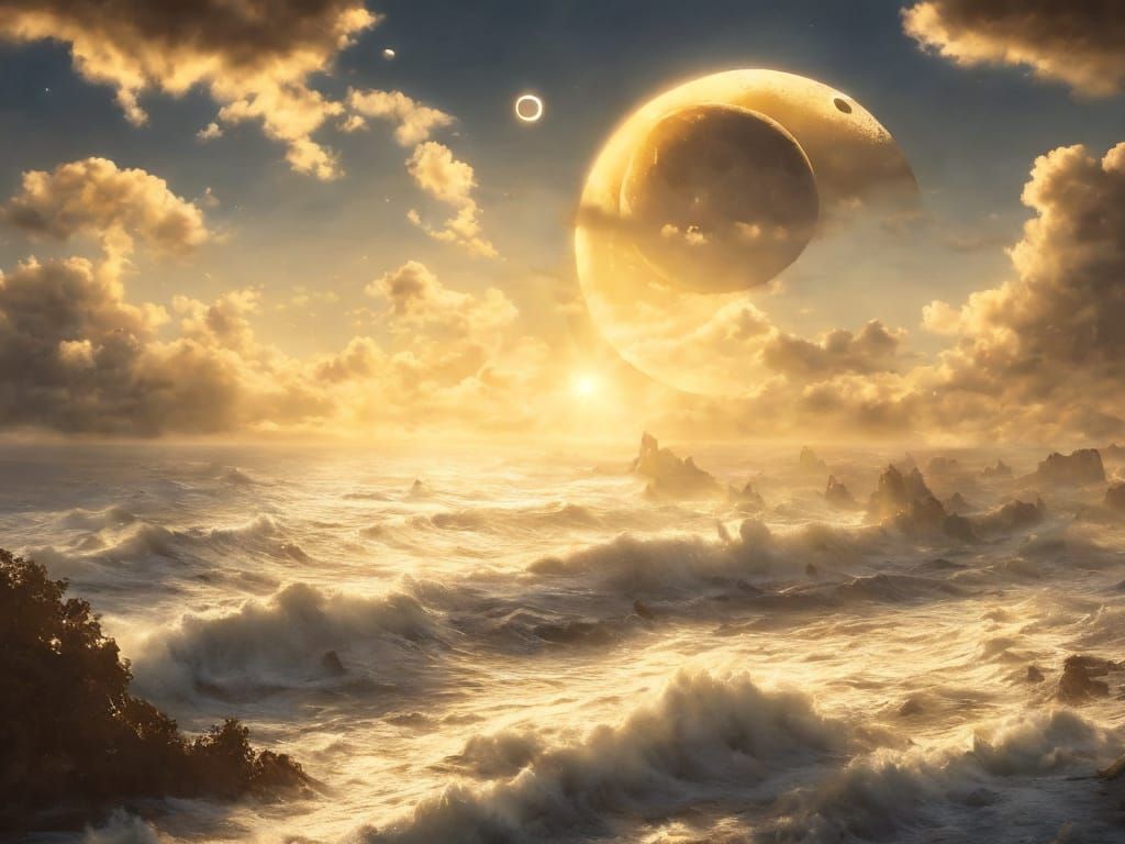 In those bygone days, the world existed in perfect harmony, where the sun and the moon danced together in a celestial embrace, illuminating ...