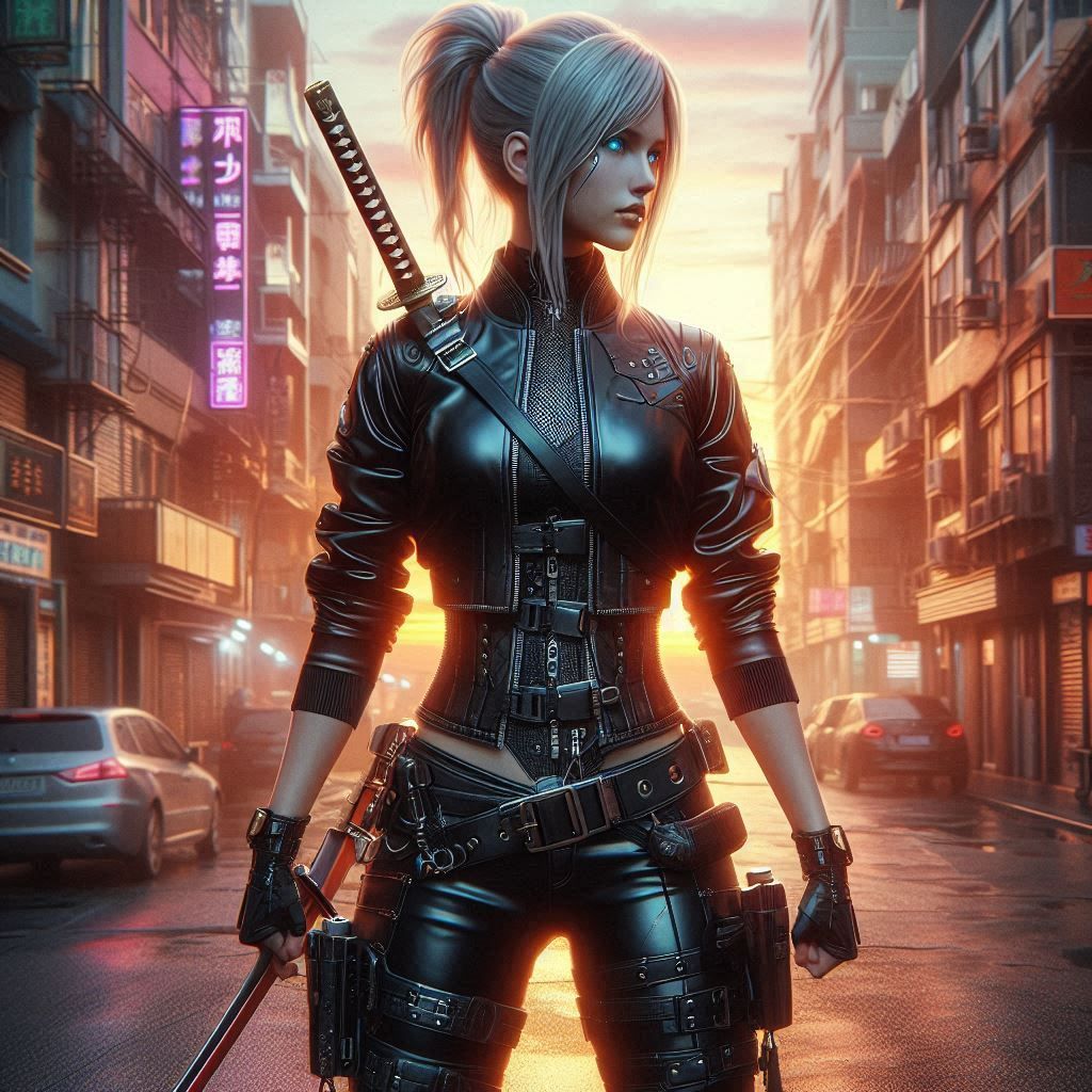 Cyberpunk Street Samurai 4