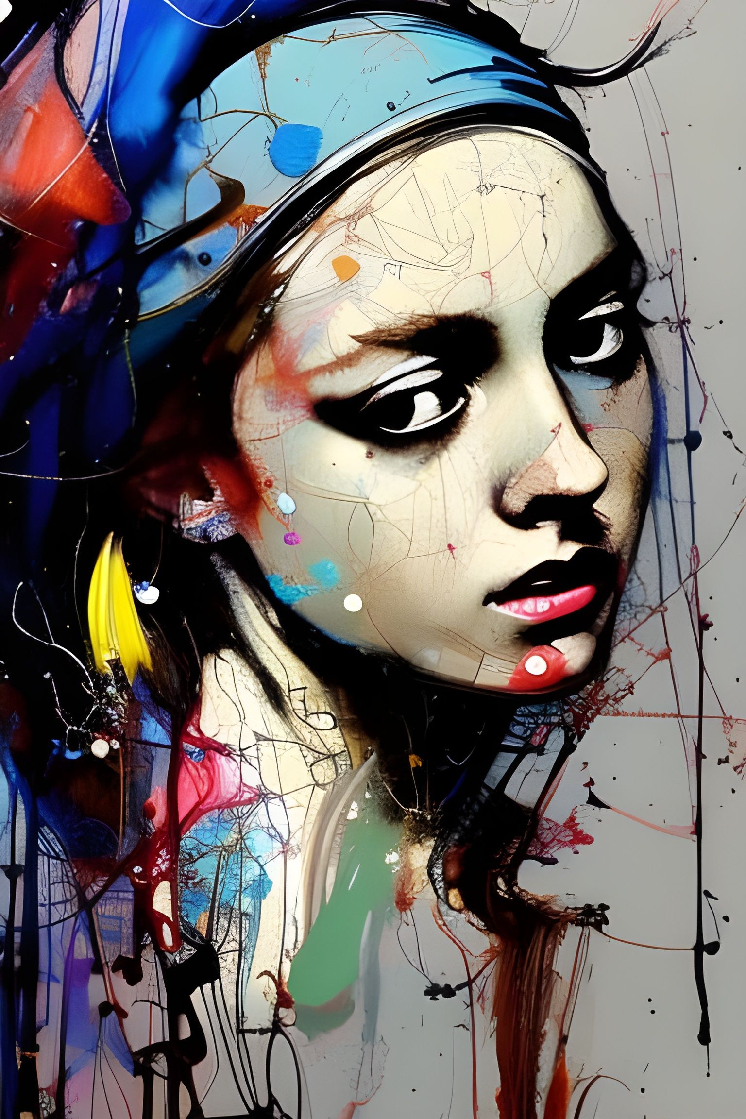 Johannes Vermeer, Girl with a Pearl Earring, (1665)  by @Phil