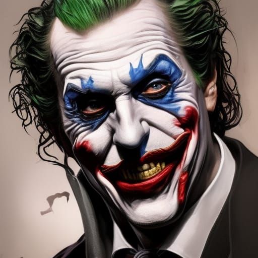 VINCENT PRICE AS THE JOKER - AI Generated Artwork - NightCafe Creator